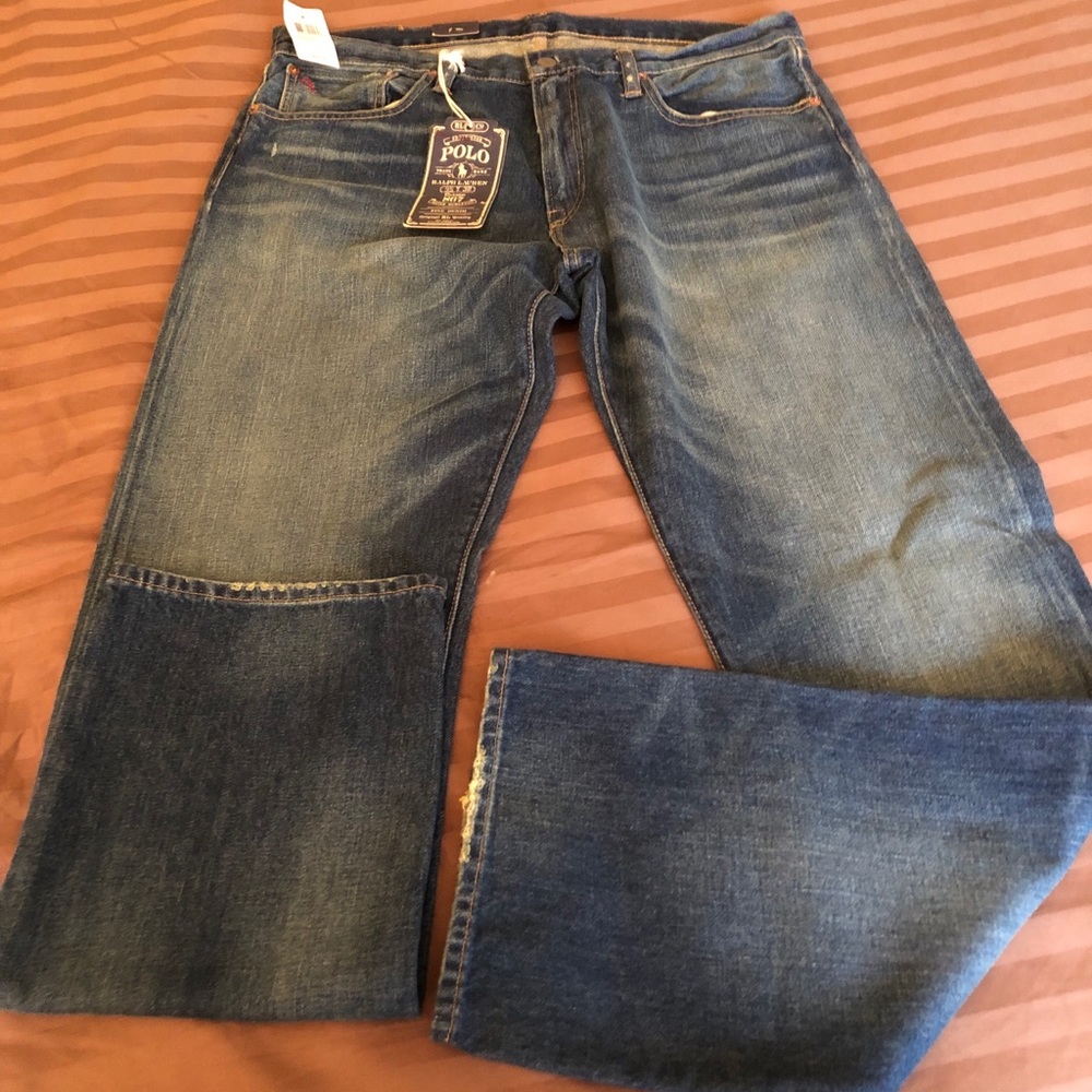 Men’s Polo Ralph Lauren Jeans Size 35 32 NWT